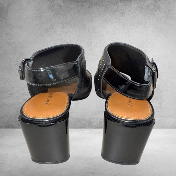 DONALD J. PLINER Penny Open Toed Slingback Mule - Women’s 10 Black - Picture 8 of 10